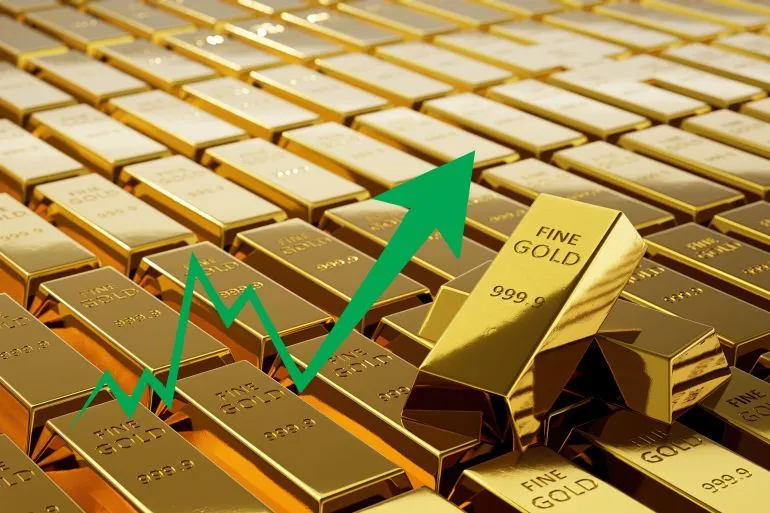 ارتفاع في أسعار الذهب