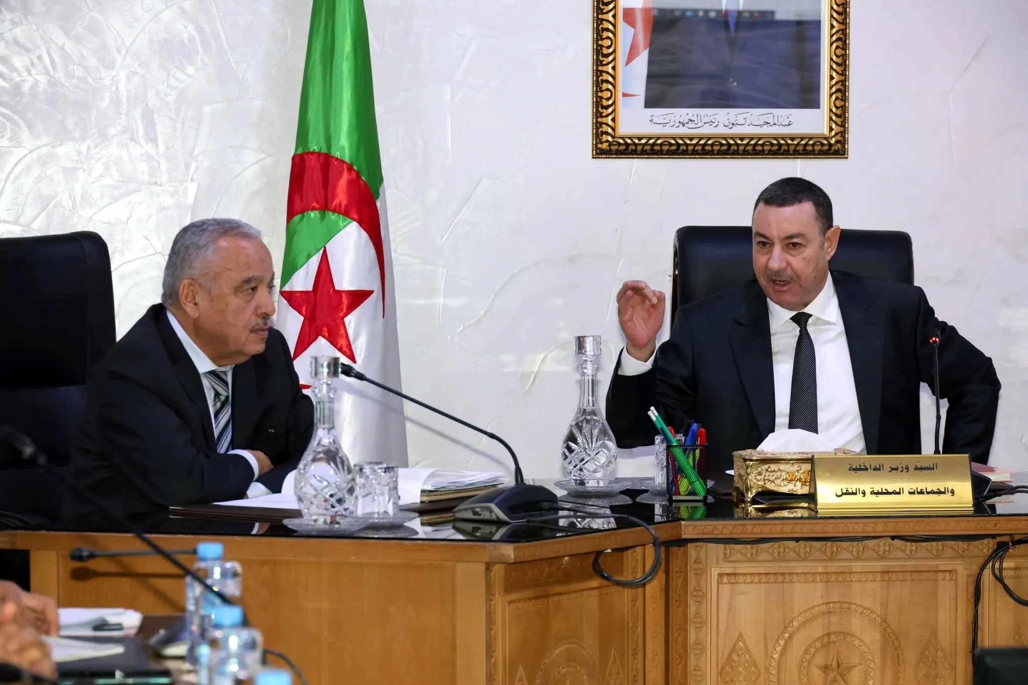سعيود يسدي تعليمات للتركيز على تحسين الإطار المعيشي للمواطن