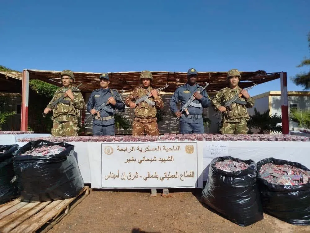 إحباط محاولة تهريب قرابة مليون قرص مهلوس بإيليزي