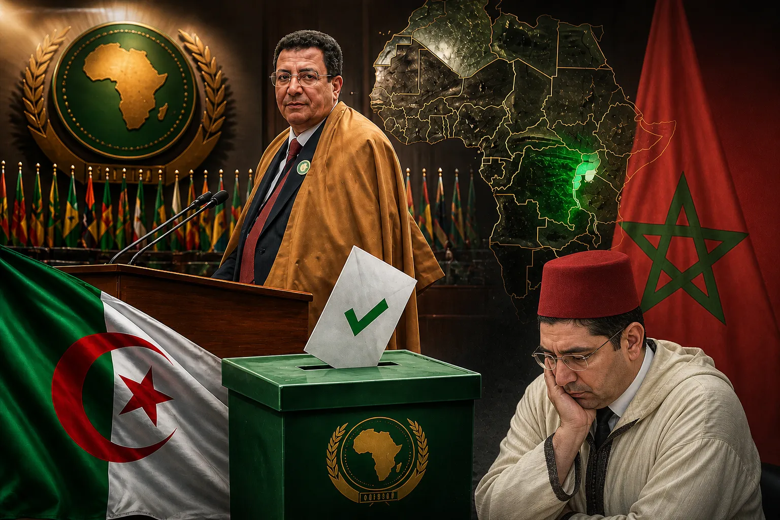 حين تتحدث صناديق إفريقيا…الجزائر تنتصر والمخزن ينكشف