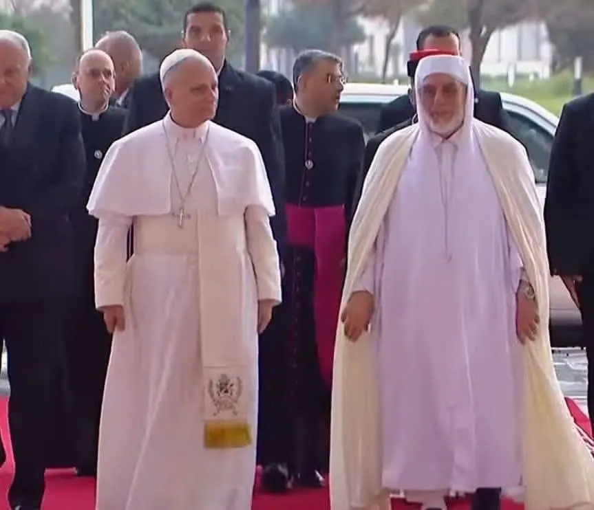 جامع الجزائر يرحّب بزيارة البابا ليون الرابع عشر