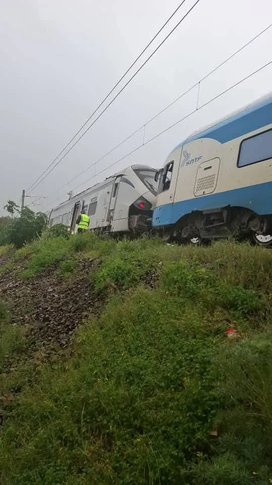 اصطدام بين قطارين في البليدة