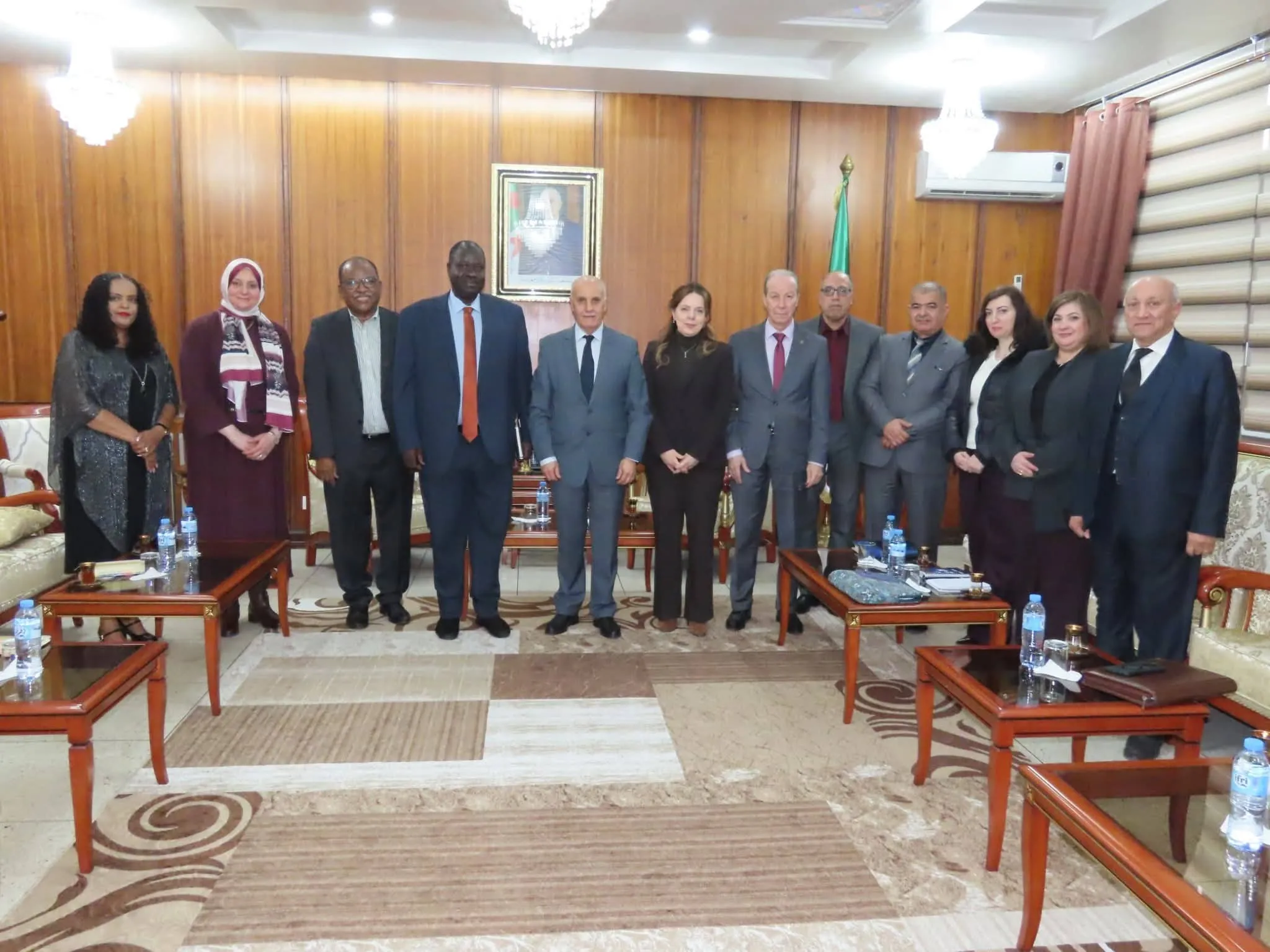 الأمين العام لوزارة الصحة يستقبل وفدًا عن مفوضية الاتحاد الإفريقي