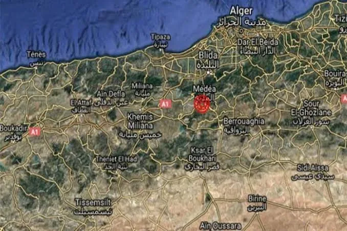 هزة أرضية تضرب ولاية المدية