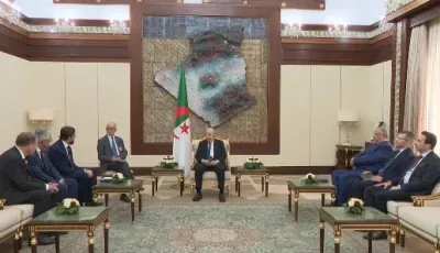 الرئيس تبون يستقبل رئيس منظمة أرباب الأعمال الروسية