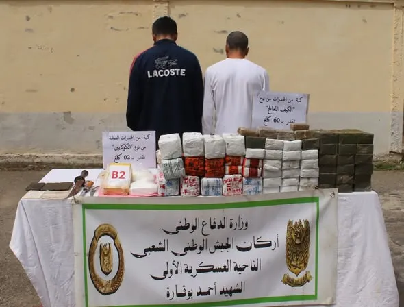 الجيش يحجز كمية كبيرة من الكوكايين والكيف