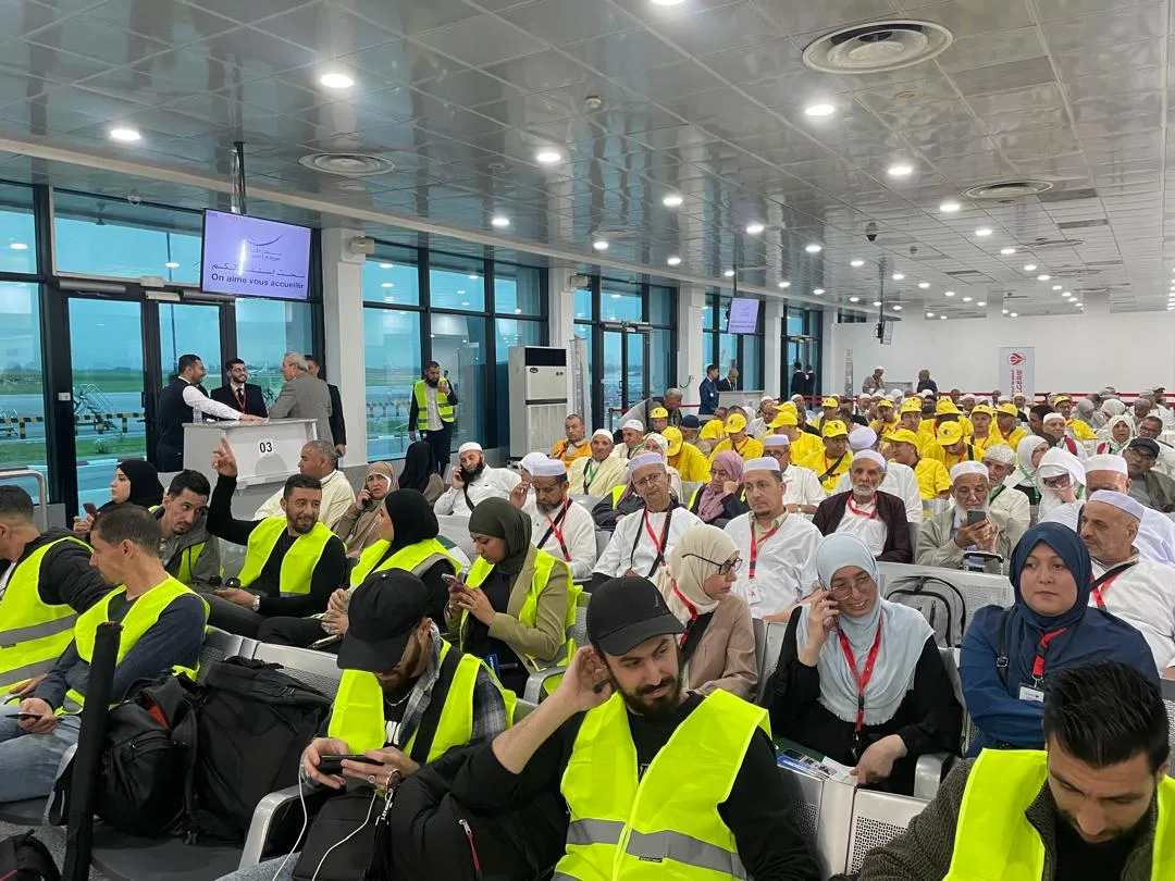 انطلاق أولى رحلات الحجاج الجزائريين من مطار هواري بومدين