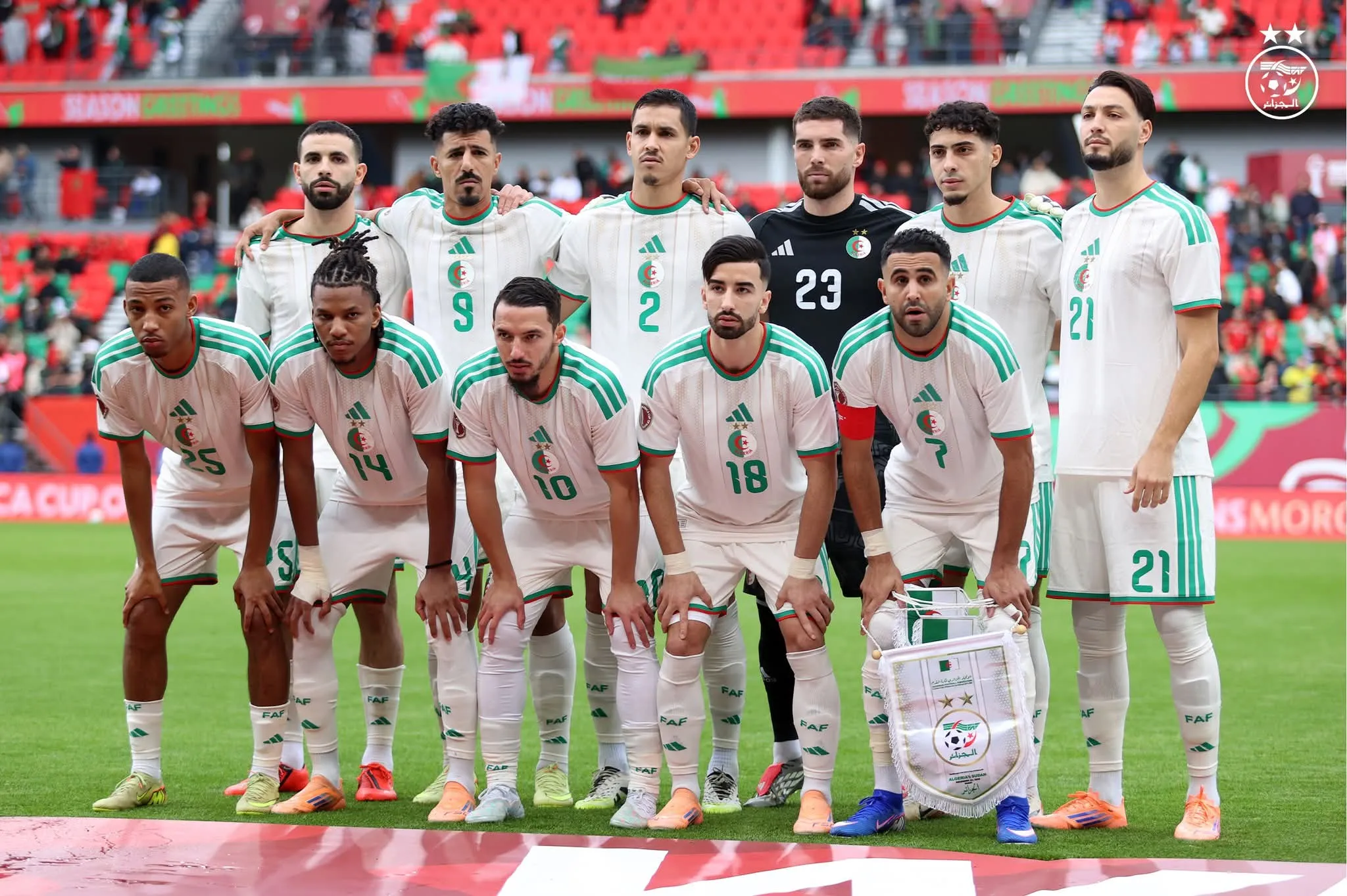 تشكيلة المنتخب الوطني أمام بوركينافاسو