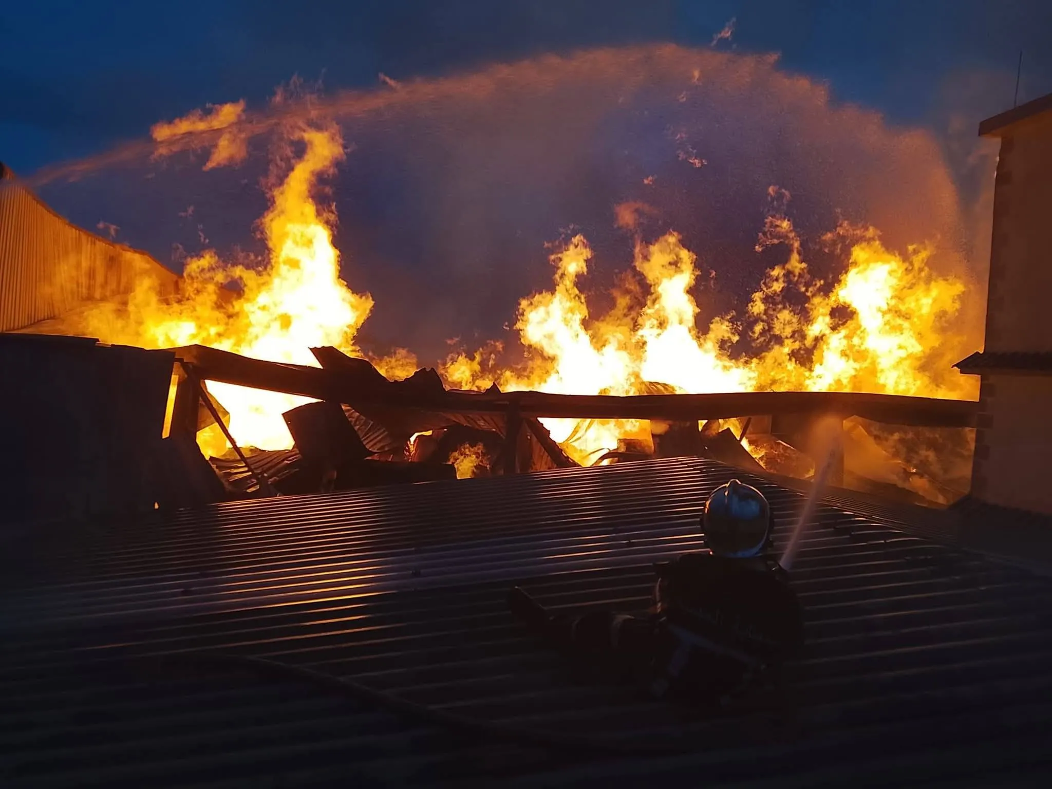 إخماد حريق مستودع لتخزين الخشب بالبليدة