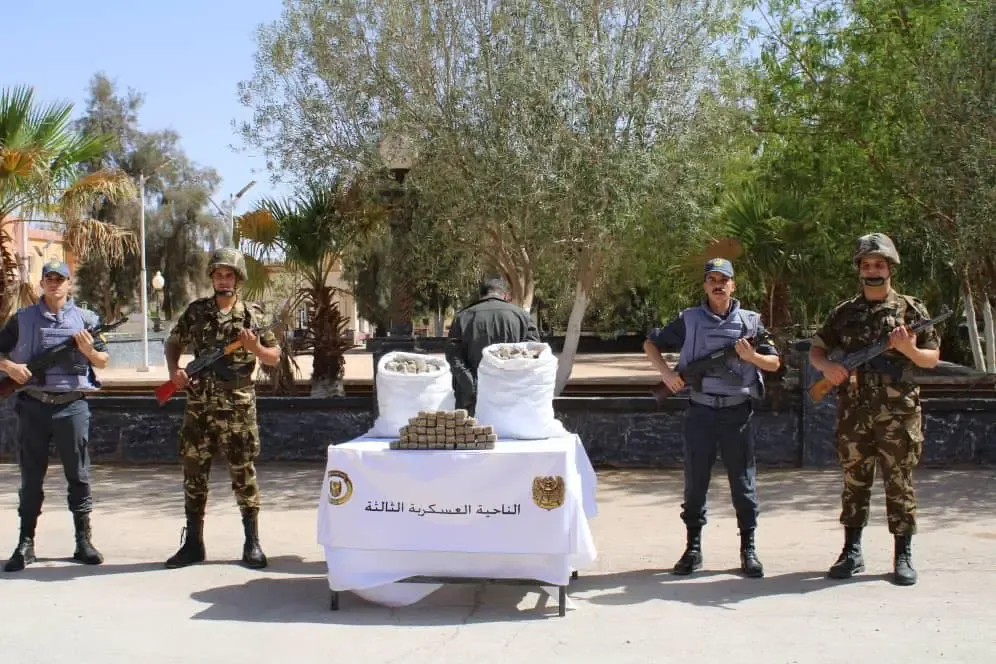 الجمارك تحجز  أكثر من 63 كغ مخدرات في بشار