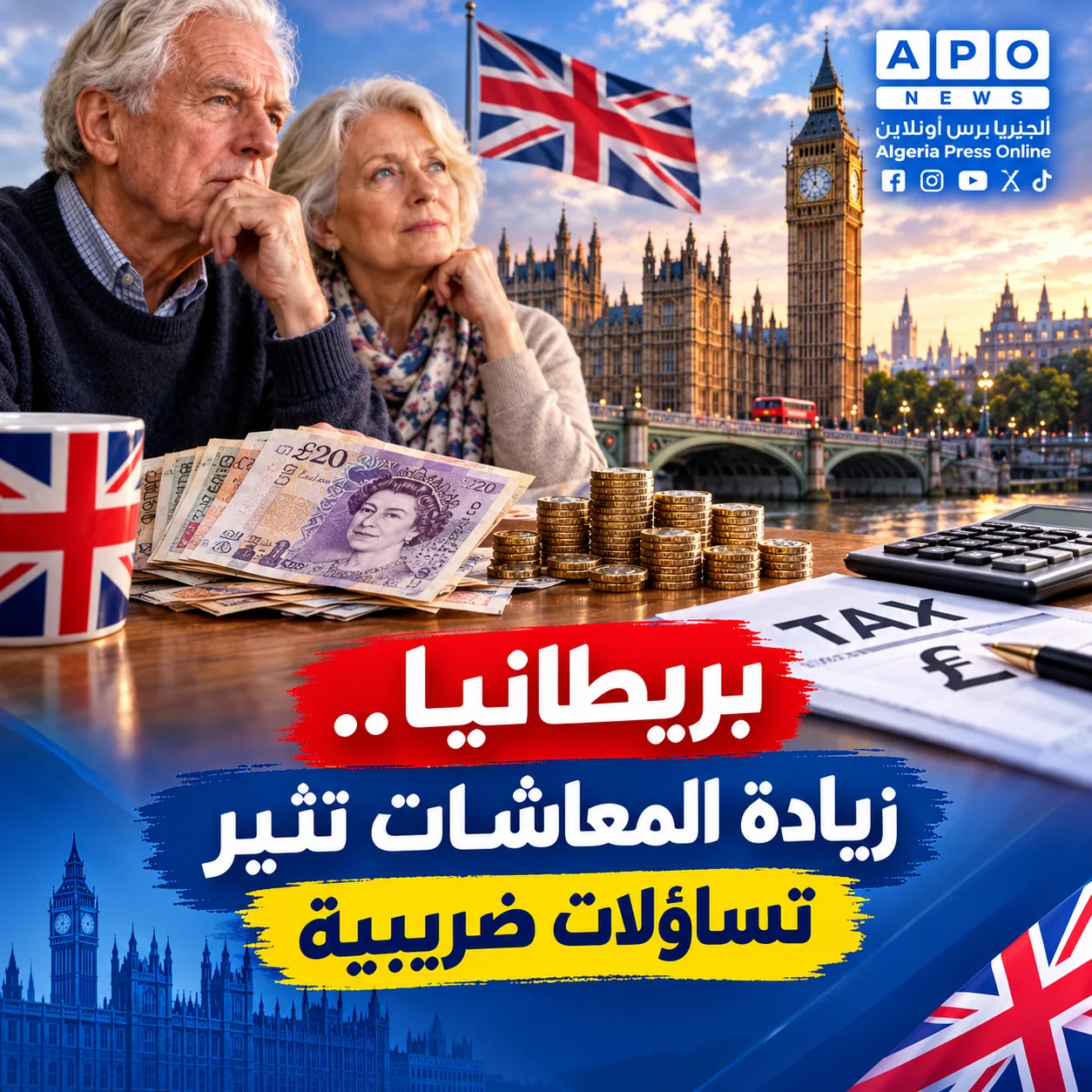 بريطانيا..زيادة المعاشات تثير تساؤلات ضريبية