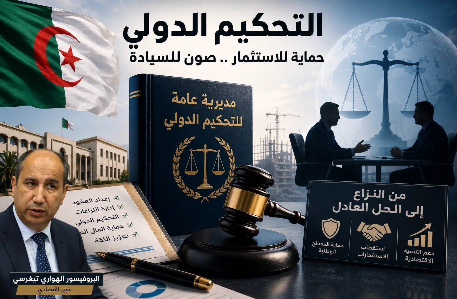 الجزائر تحصّن سيادتها الاقتصادية بسلاح التحكيم الدولي