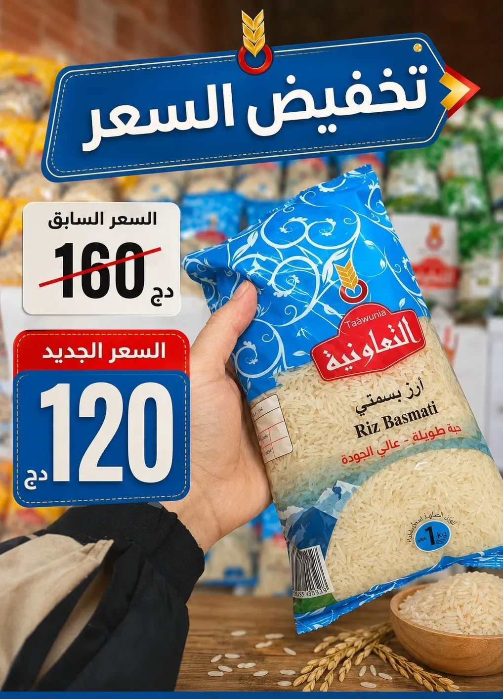 الديوان الجزائري المهني للحبوب:تخفيضات في أسعار العدس والأرز