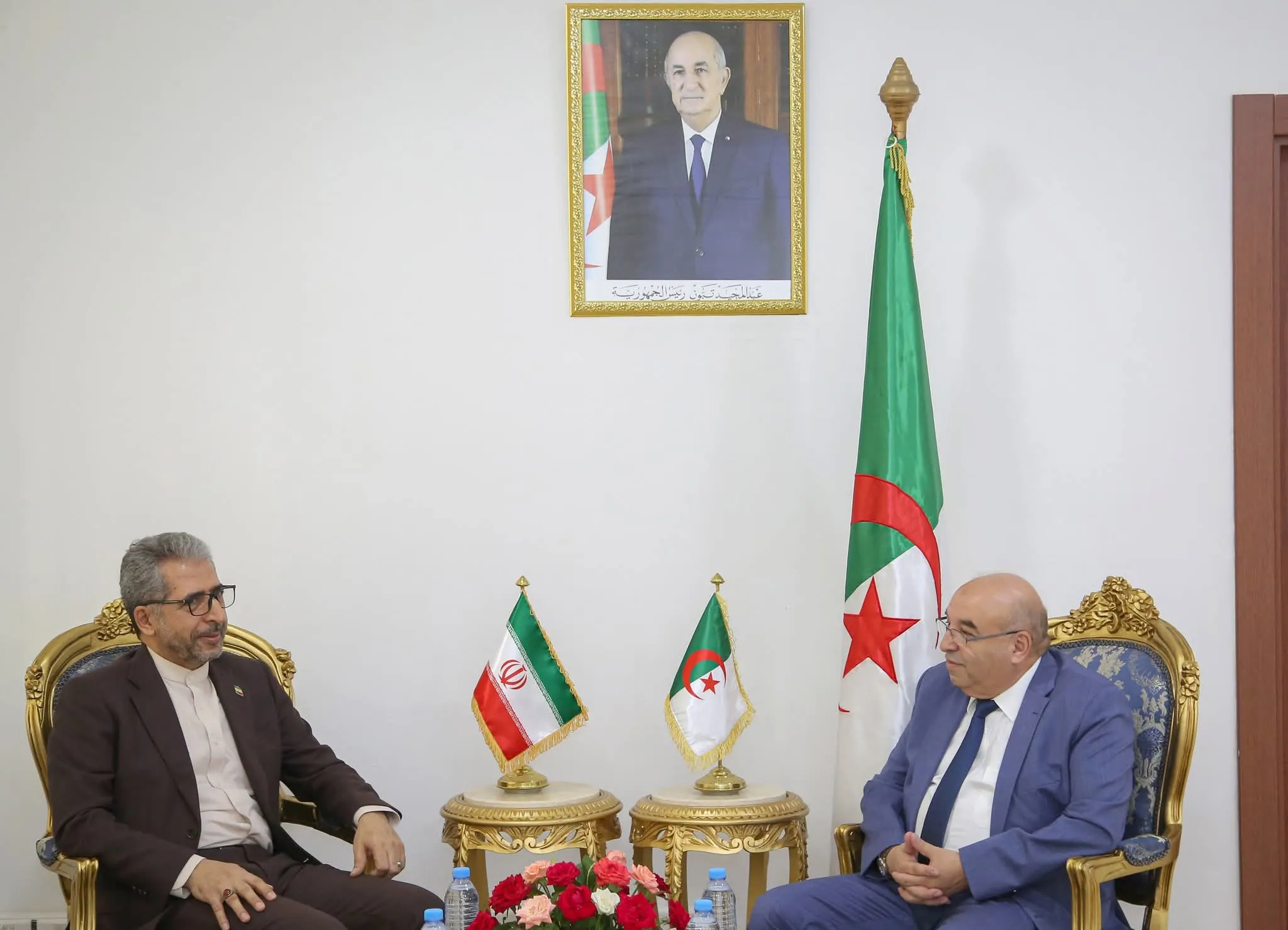 قويدري يبحث مع السفير الايراني فرص الشراكة والتعاون الثنائي
