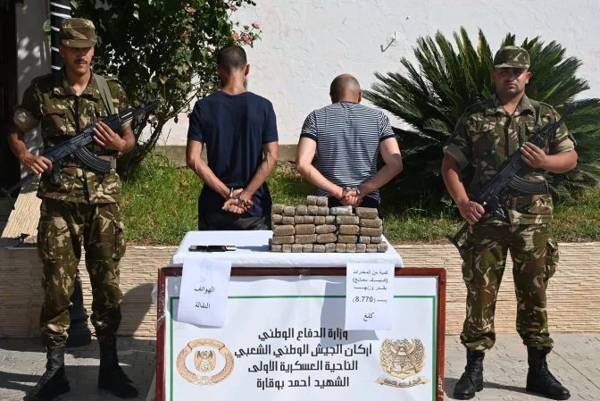 وزارة الدفاع: إحباط إدخال قرابة 5 قناطير مخدرات عبر المغرب