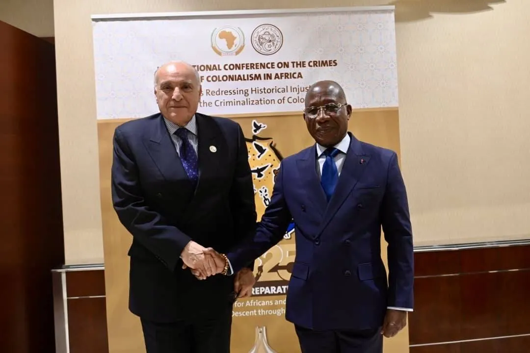 عطاف يستقبل نظيره الايفواري كاكو ليون أدوم