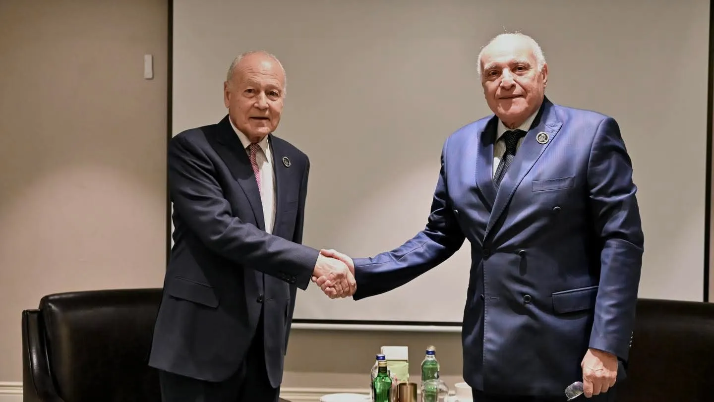 وزير الخارجية يجري محادثات ثنائية مع الأمين العام لجامعة الدول العربية