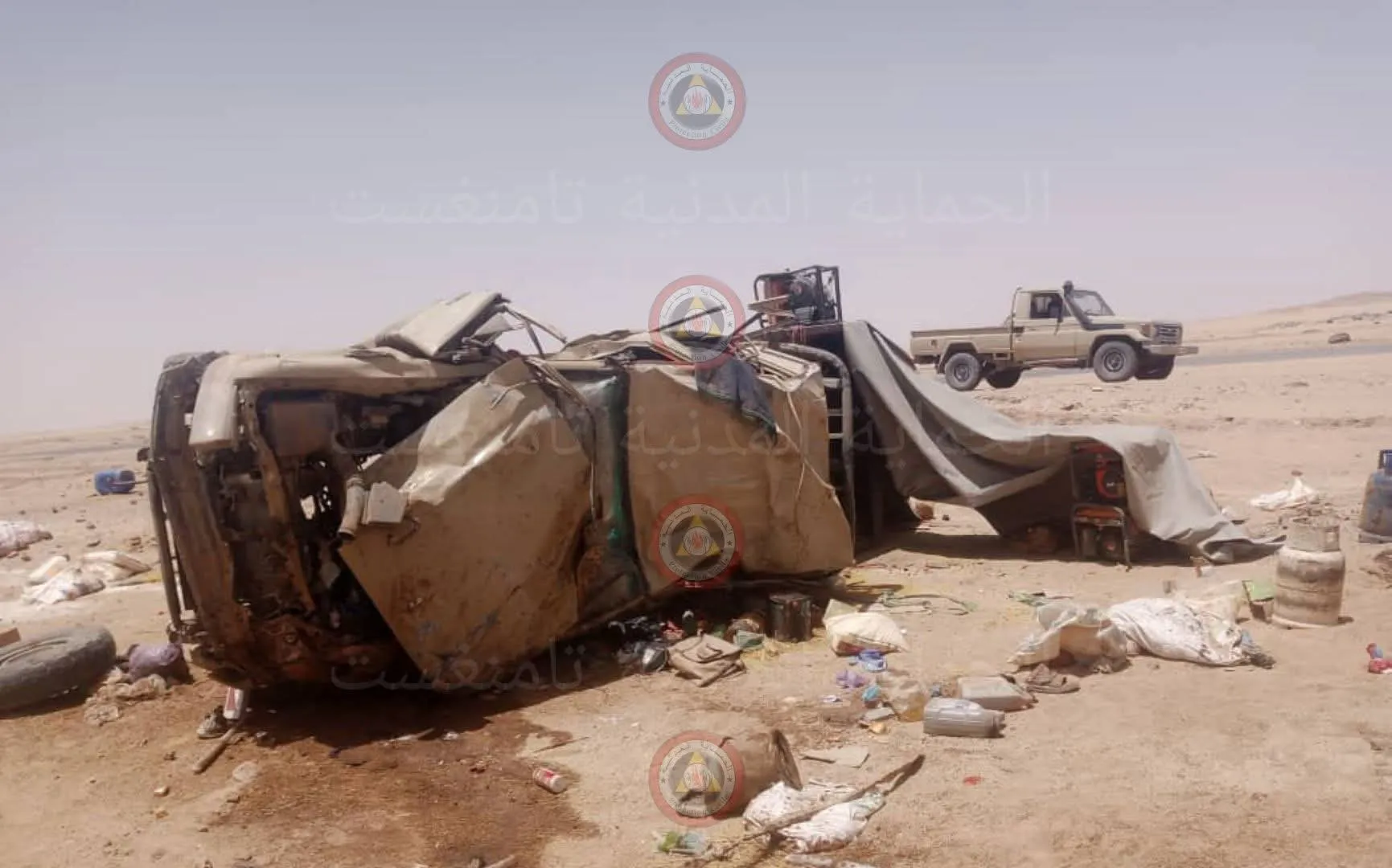 وفاة 3 أشخاص في حادث مرور أليم بتمنراست