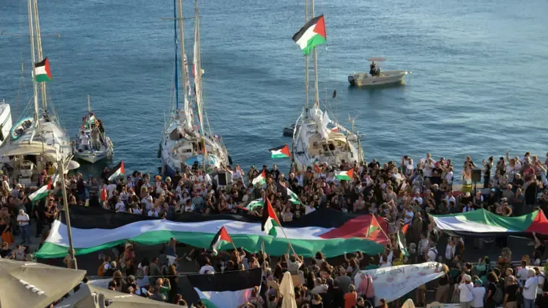 منظمة العفو الدولية : تعرض نشطاء أسطول الصمود  لسوء المعاملة مثير للقلق