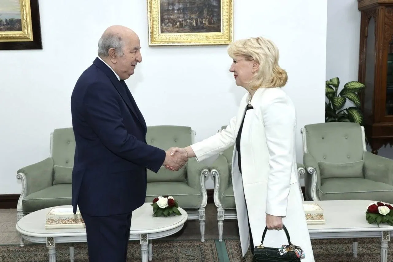 رئيس الجمهورية يستقبل سفيرة صربيا