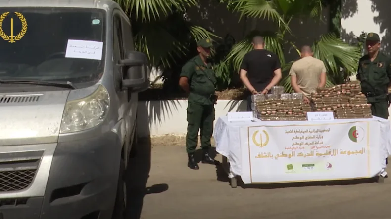 الدرك الوطني..إحباط تهريب 71 كلغ من الكيف بالشلف