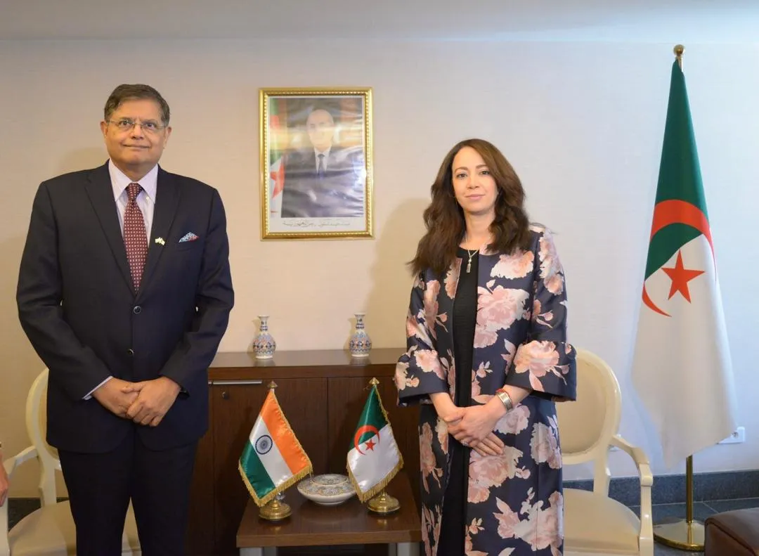كاتبة الدولة تستقبل مبعوثا خاصا من رئيس وزراء الهند