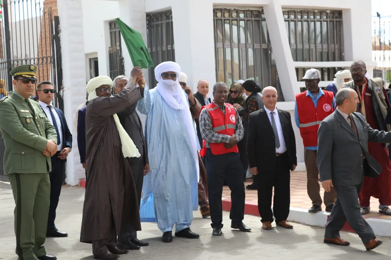 الهلال الأحمر الجزائري يطلق قافلة طبية تضامنية بولاية جانت