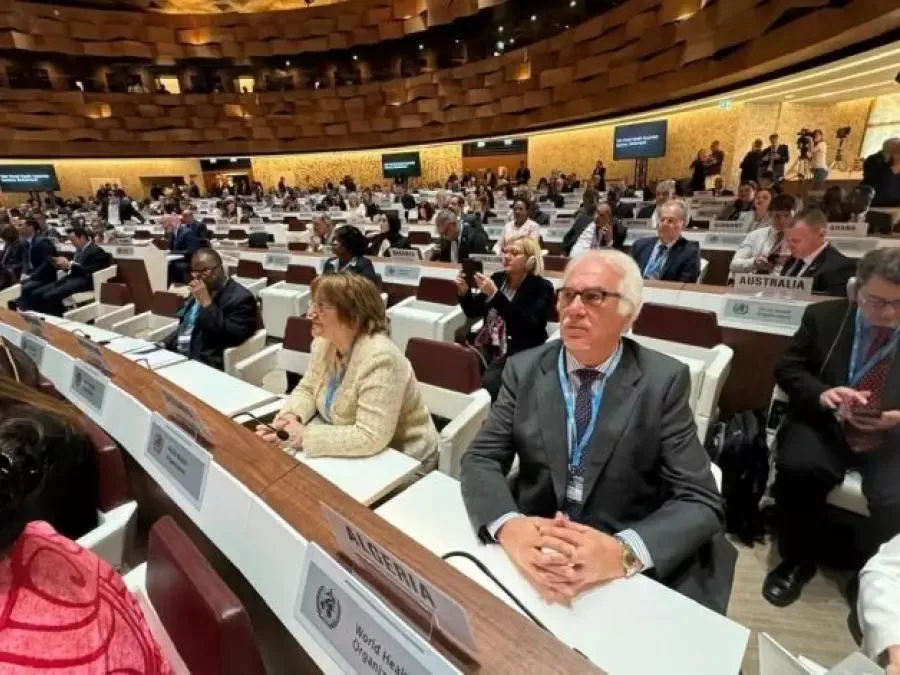 الجزائر تشارك في الدورة 78 للجمعية العامة للصحة العالمية