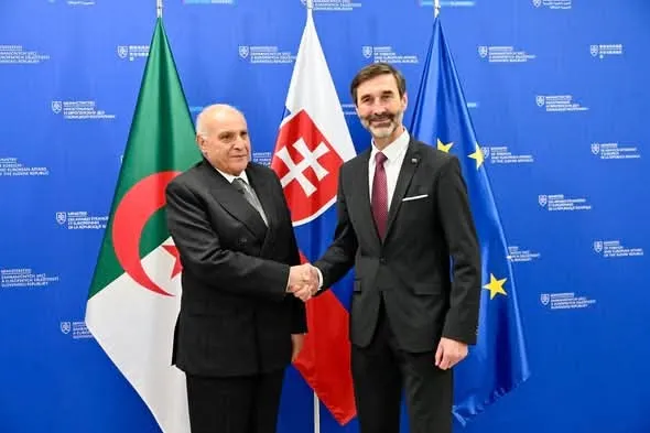 عطاف يجري محادثات ثنائية مع وزير الشؤون الخارجية والأوروبية السلوفاكي