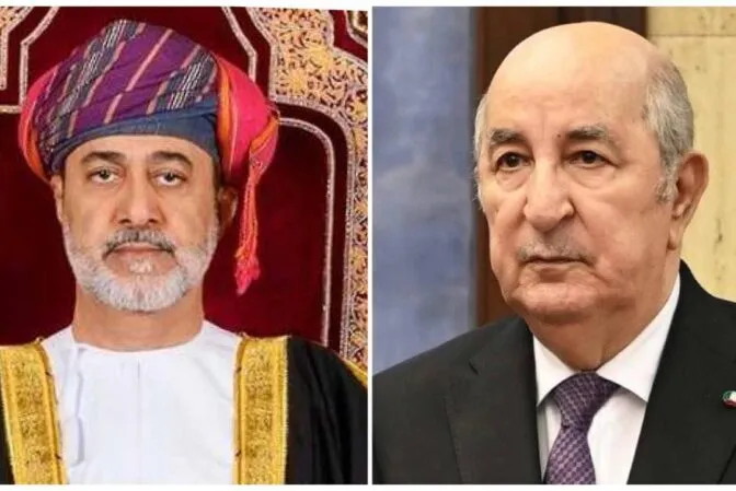 رئيس الجمهورية يتلقى مكالمة هاتفية من سلطان عمان