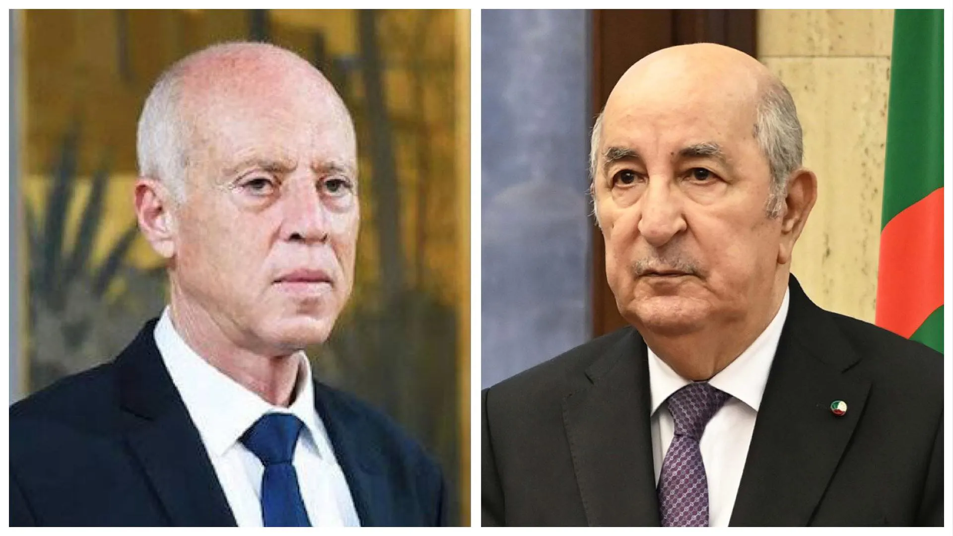 رئيس الجمهورية يجري مكالمة هاتفية مع نظيره التونسي