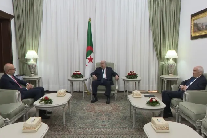 رئيس الجمهورية يستقبل سفير إيطاليا