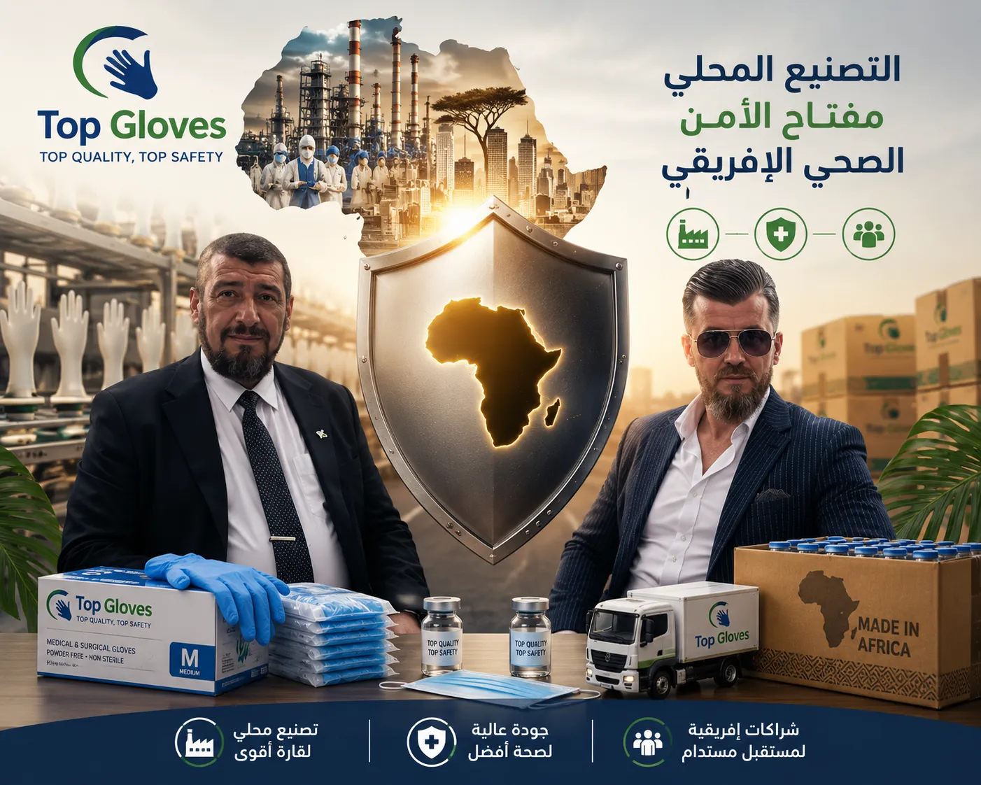 ملاط لـ APO: شراكات واعدة لتوب غلوفز في السوق التشادية