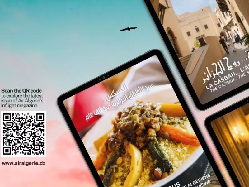 الجوية الجزائرية تُصدر أول عدد من مجلتها الجديدة  ON BOARD by Air Algérie