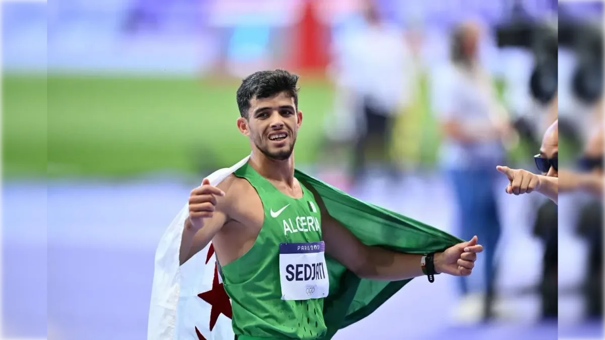 العداء الجزائري جمال سجاتي يتوّج بالذهب في سباق 800 متر