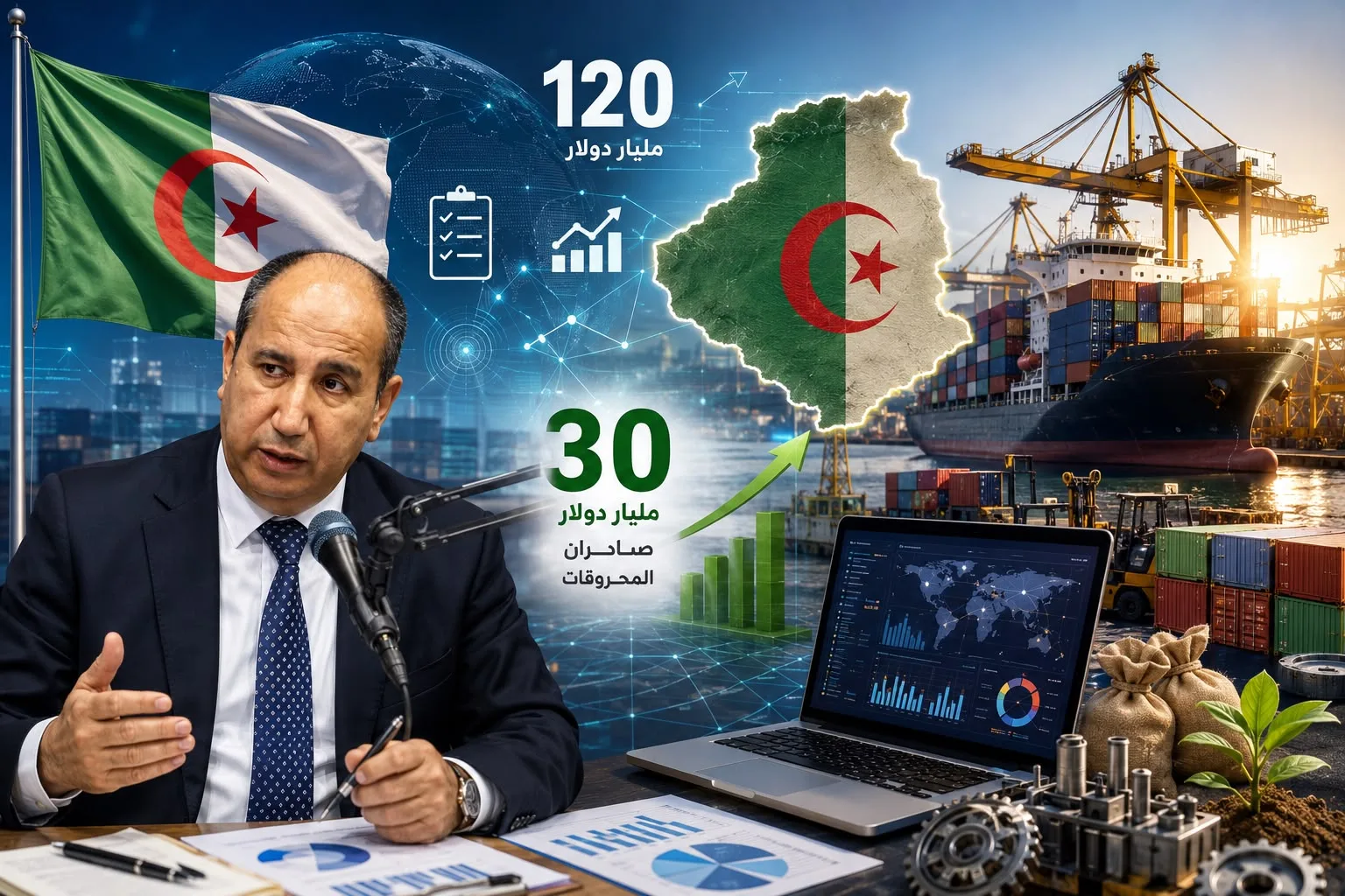 هل تقود الرقابة الذكية الجزائر نحو 30 مليار صادرات؟