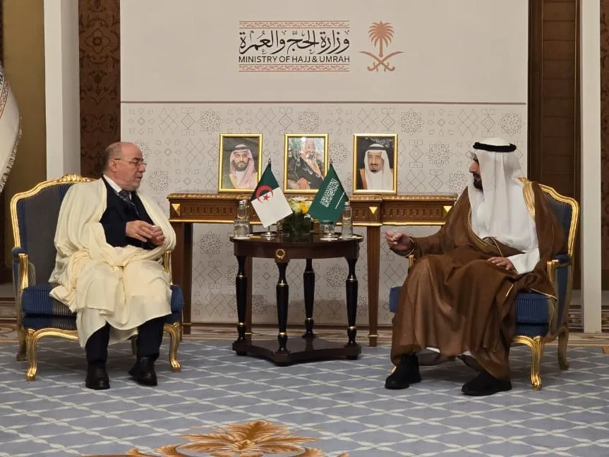 بلمهدي يُستقبل من طرف وزير الحج والعمرة السعودي