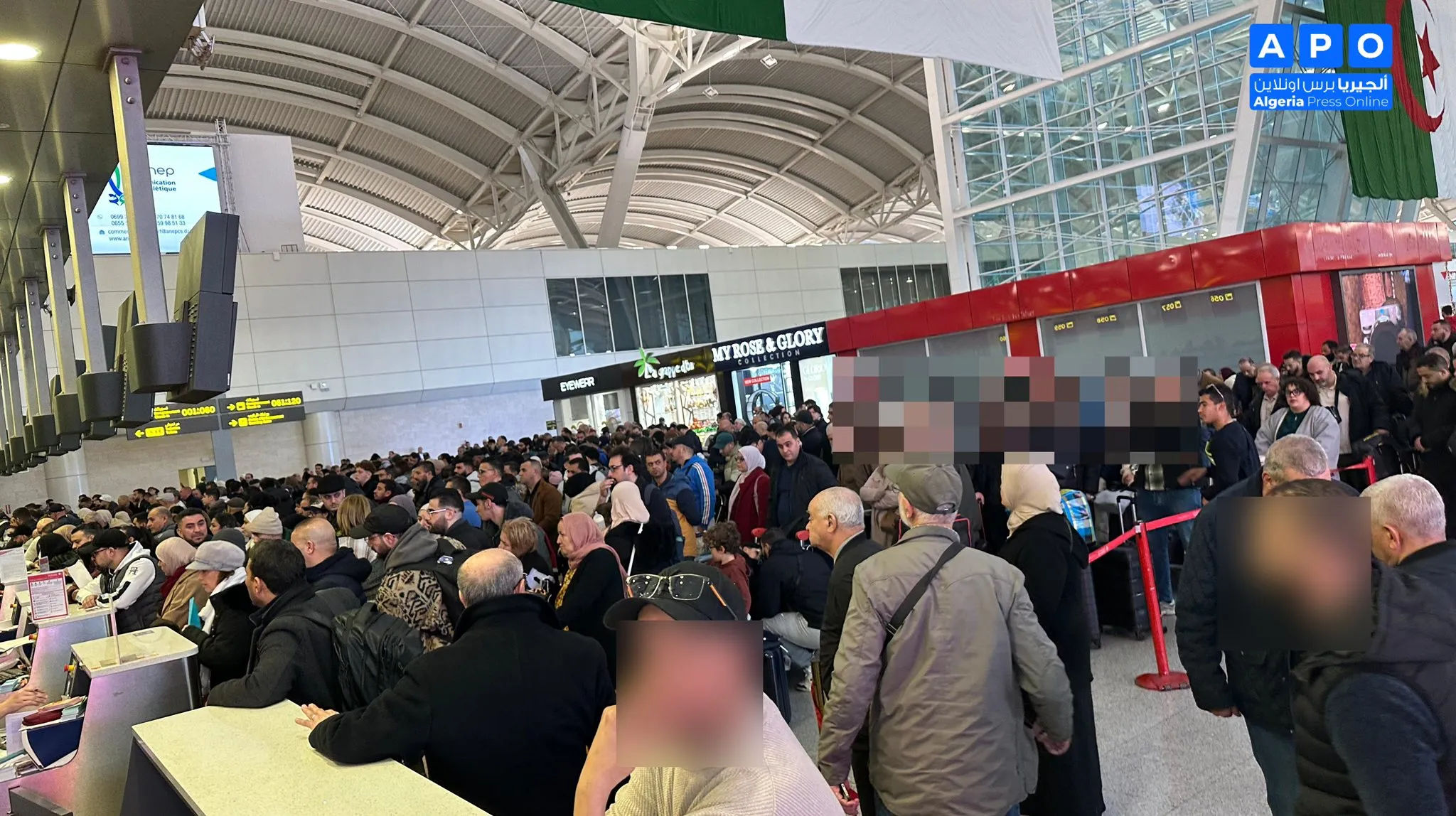 أزمة في مطار هواري بومدين وسط تذمر المسافرين