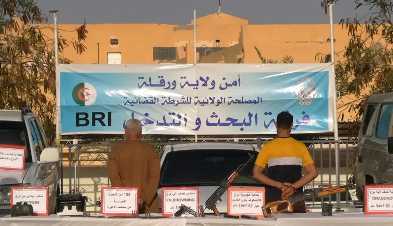 تفكيك عصابة تتاجر بالأسلحة النارية بورقلة