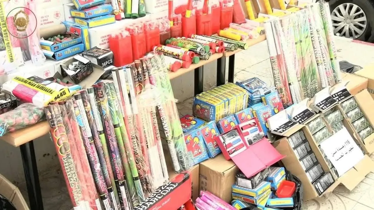 حجز أزيد من مليون وحدة من المفرقعات والألعاب النارية بالعلمة