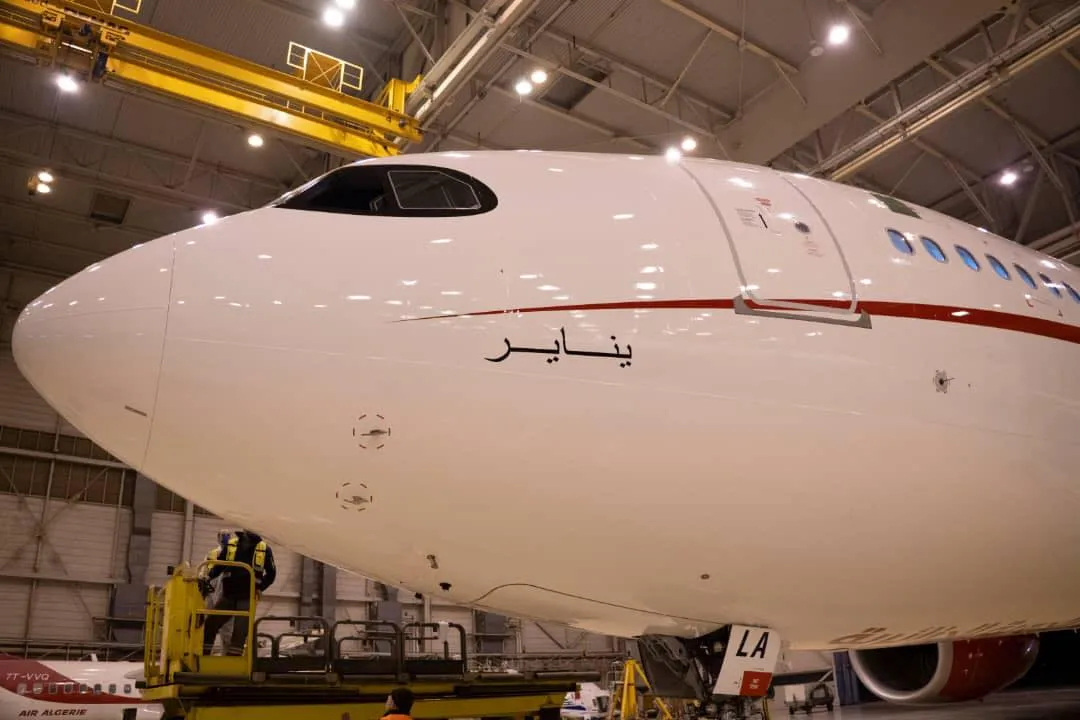 الجوية الجزائرية تعلن استلام طائرة “يناير”
