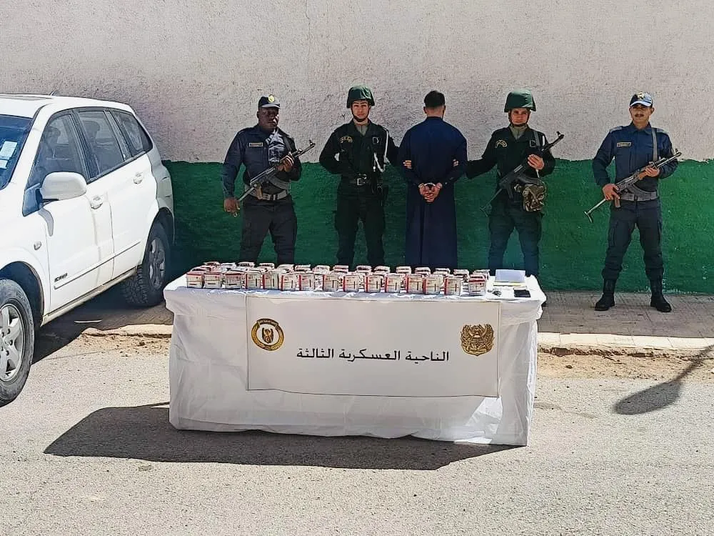 إحباط محاولة تهريب أزيد من 13 ألف قرص مهلوس بتندوف