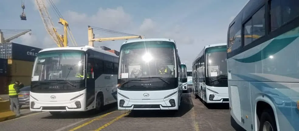 وصول 134 حافلة جديدة إلى ميناء الجزائر