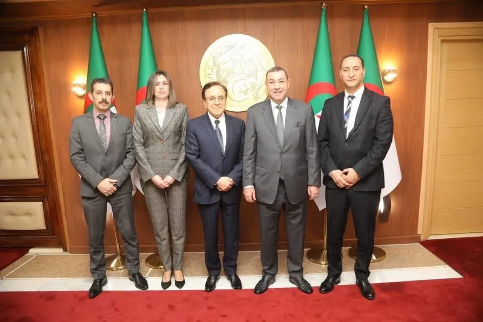 سعيود يستقبل الرئيس المدير العام للحركة الإفريقية للهوية الرقمية