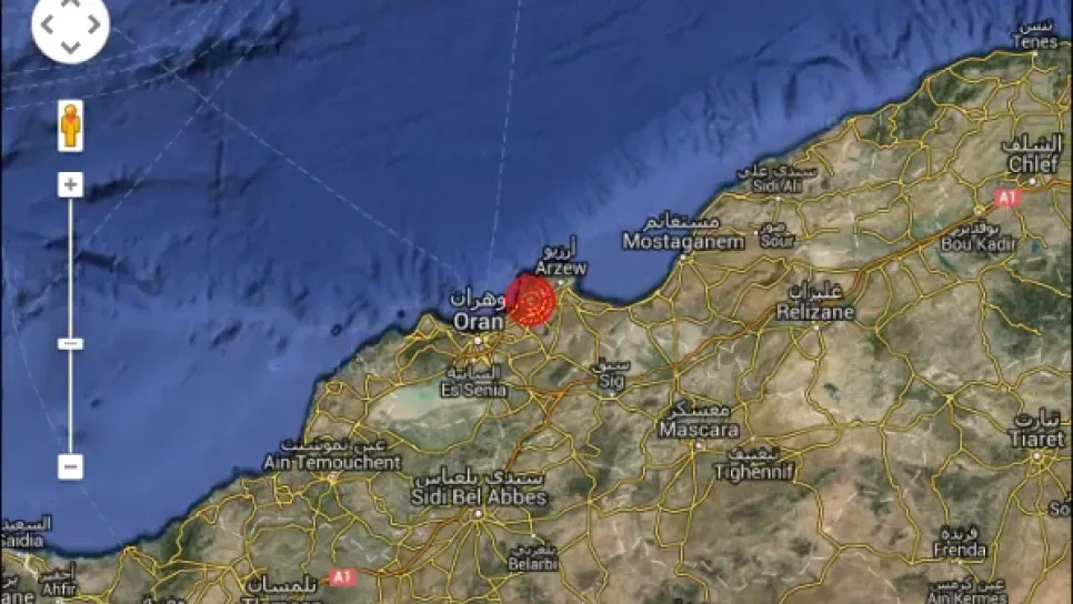 هزة أرضية تضرب ولاية وهران