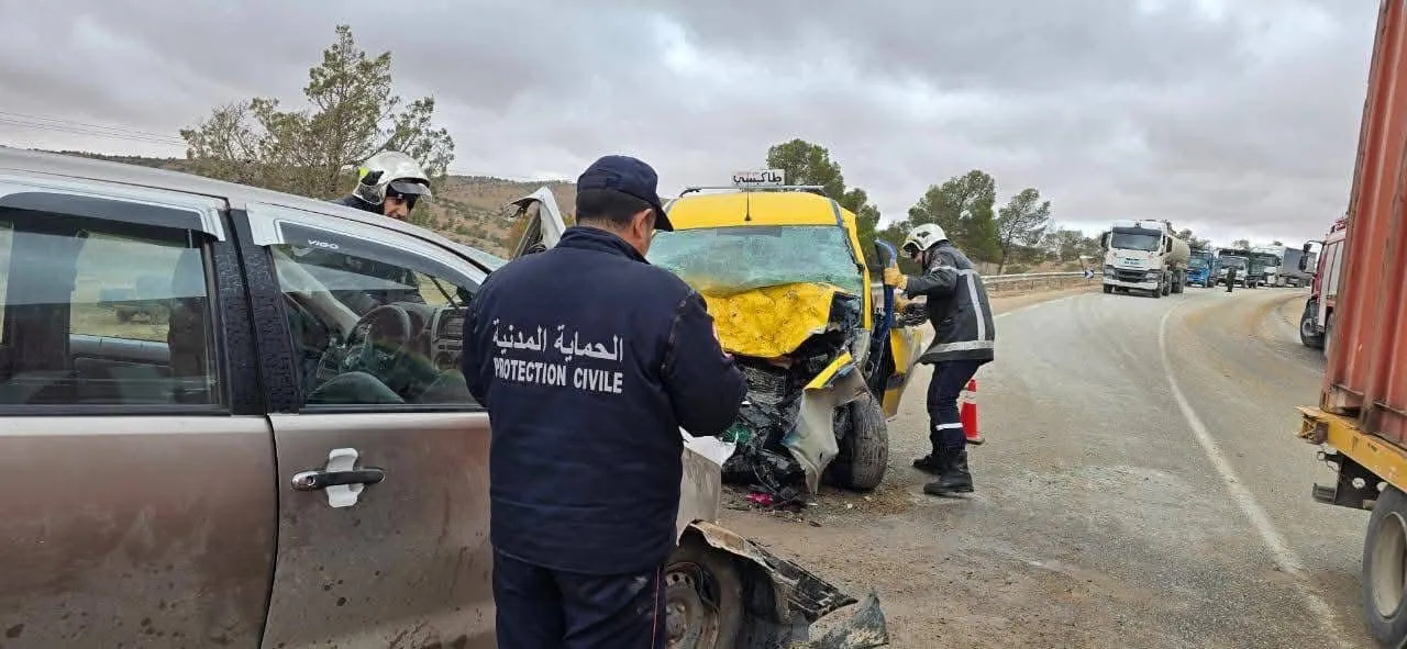 مجزرة مرورية في ولاية الأغواط