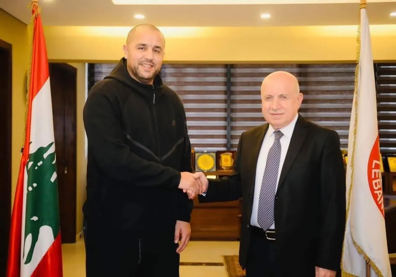 بوڨرة يلتقي رئيس الاتحاد اللبناني لتسطير برنامج العمل