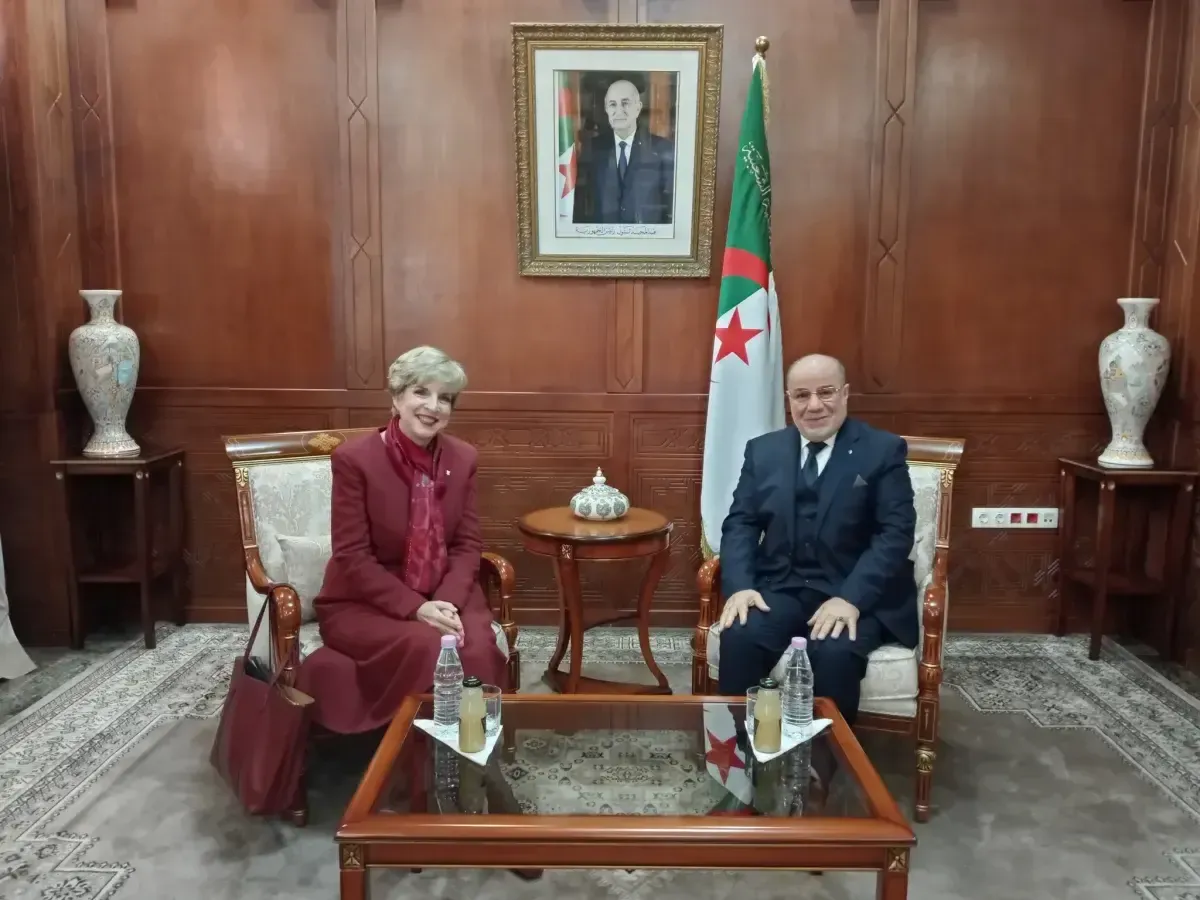 وزير الشؤون الدينية يستقبل سفيرة الولايات المتحدة الأمريكية بالجزائر