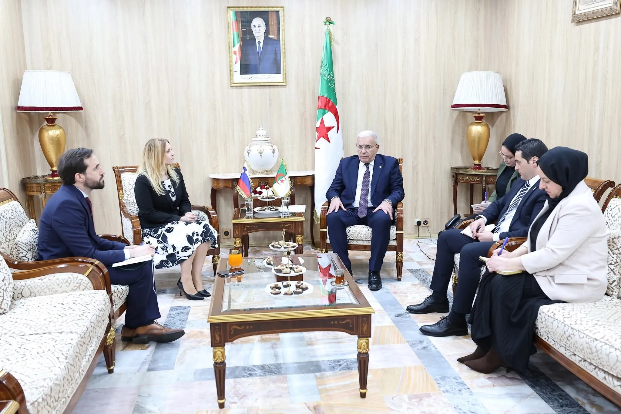 سلوفينيا تؤكد رغبتها في توطيد العلاقات الثنائية مع الجزائر