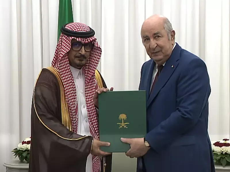 رئيس الجمهورية يستقبل  سفير المملكة العربية السعودية